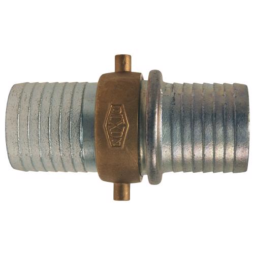 SB111 King™ Short Shank Suction Complete Coupling NPSM Plated Iron shank with Plated Iron nut